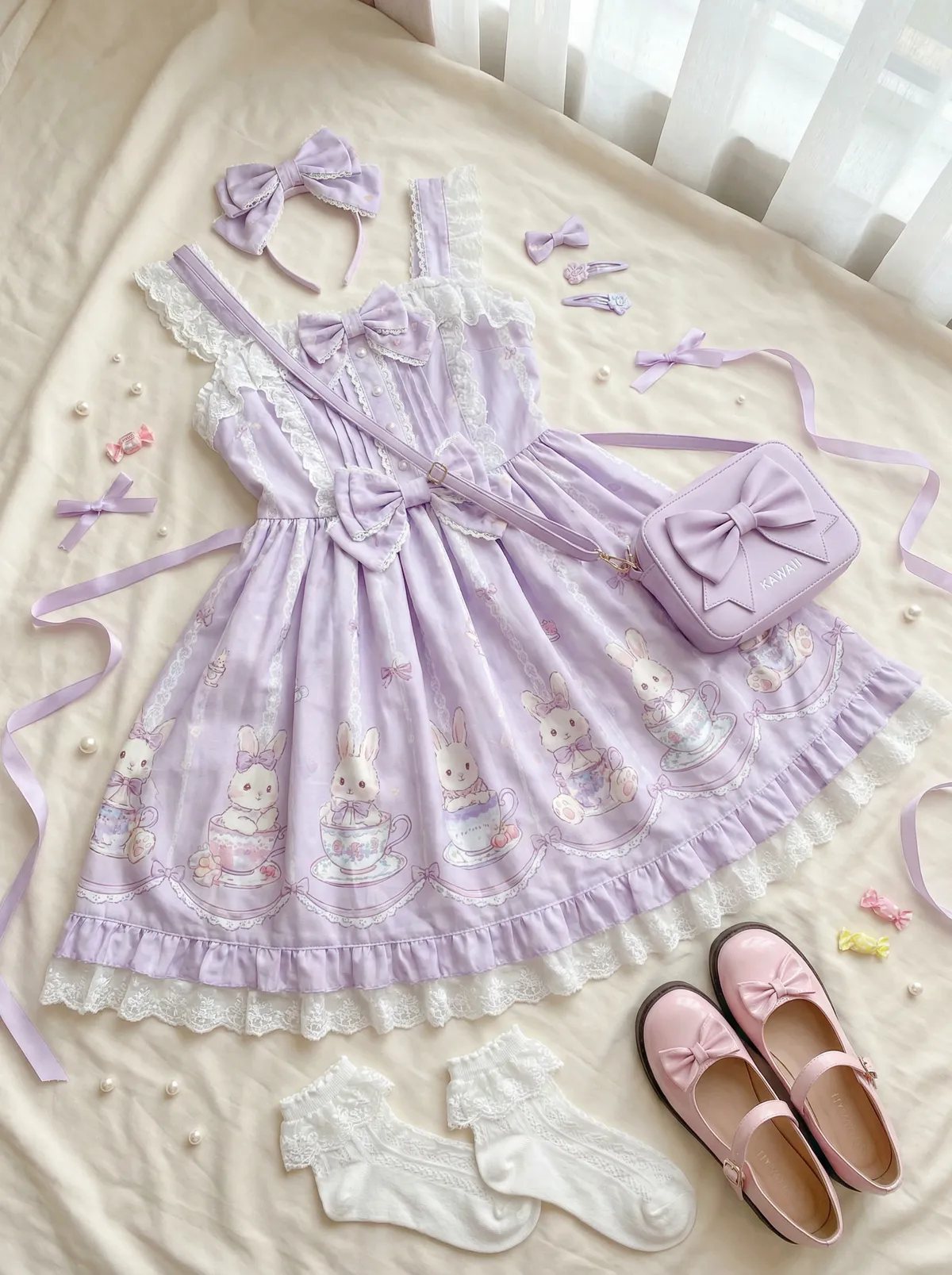 车速快多肉的百合 Lolita穿搭灵感分享